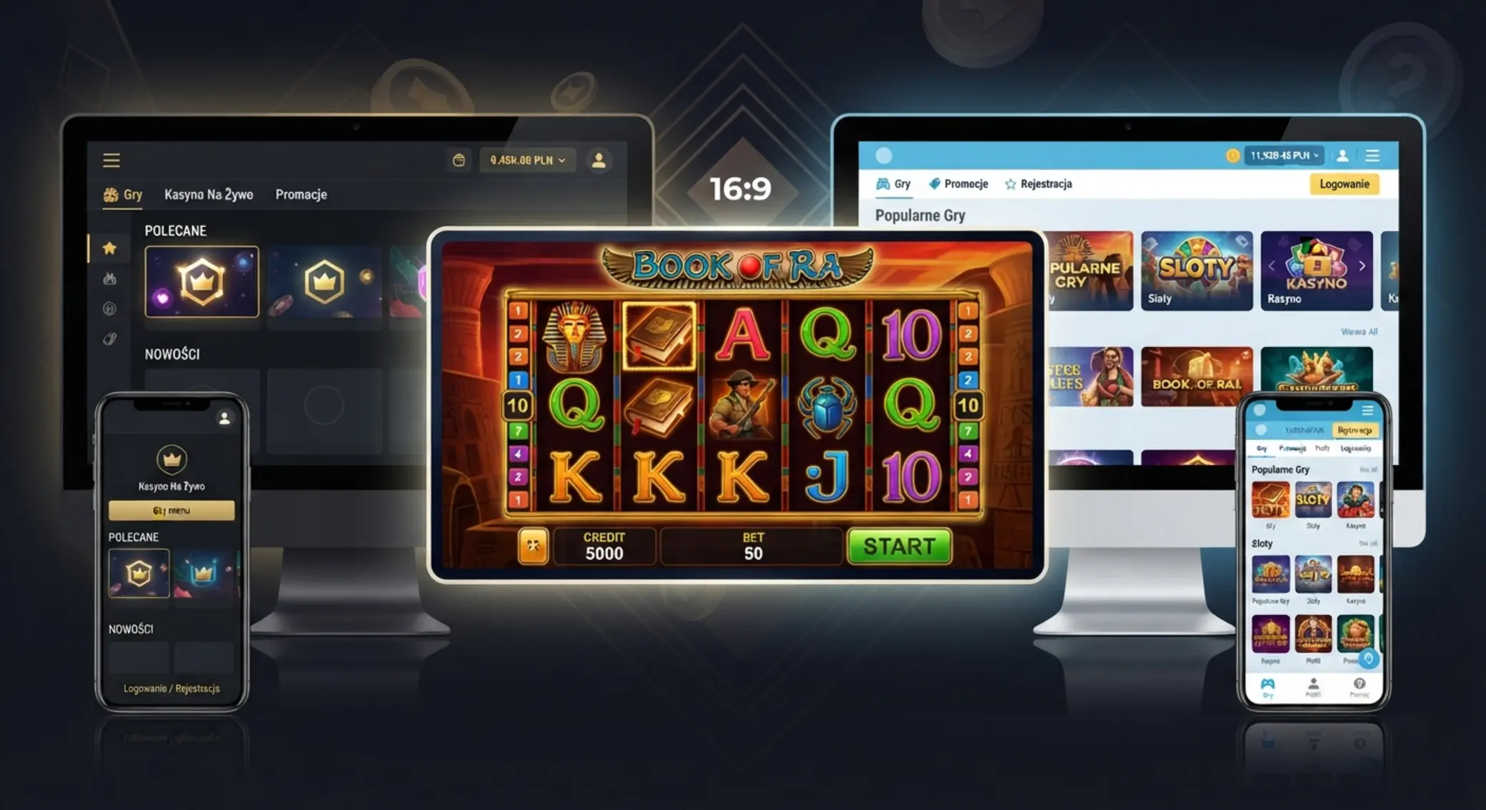 Porównanie dwóch platform kasynowych z grą Book of Ra